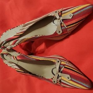 Nine West Sling Back Kitten Heels